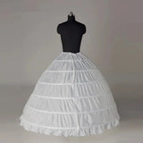 6 Hoops Wedding Petticoat for Ball Gown