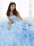 Beaded Sweetheart Quinceañera Gown