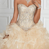 Quinceañera Crystal Ball Gown