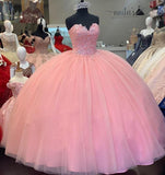 Pink Ball Gown Quinceañera Dress