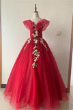 Elegant V-neck Quinceañera Dress