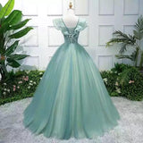 Elegant V-neck Quinceañera Dress