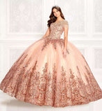 Burgundy Off-Shoulder Quinceañera Gown