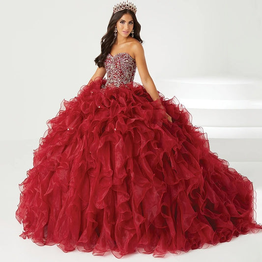Quinceañera Crystal Ball Gown