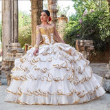 Off Shoulder Mexican Quinceanera Dress