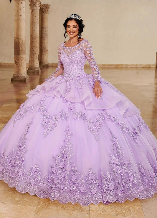Lilac Charro Quinceañera Dress