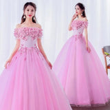 Off-Shoulder Quinceañera Ball Gown