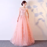 Quinceañera Off-Shoulder Lace Ball Gown