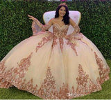 Sweet 16 Pink Princess Quinceañera Dress
