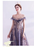 Elegant Sequined Evening Gown