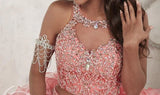 Pink Quinceañera Ball Gown Dress