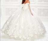 Pink Puffy Quinceañera Ball Gown