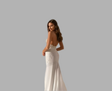Vintage Lace Applique Wedding Dress