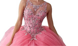Long Princess Dress with Applique