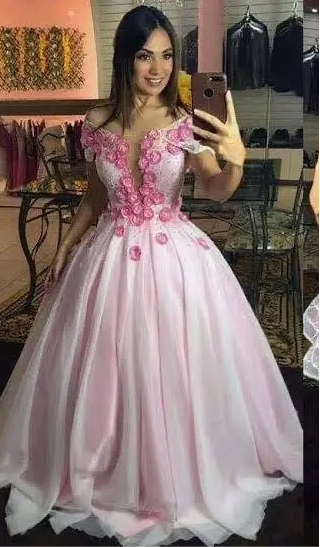 Hot Pink 2-in-1 Quinceañera Dress