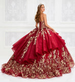 Red Quinceañera Ball Gown