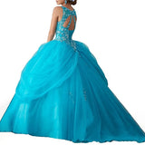 Long Princess Dress with Applique