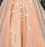 Lace Classic V-neck Elegant  Princess A-Line Wedding Dress SET TWO