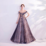 Elegant Sequined Evening Gown
