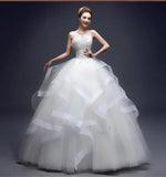 Ice Blue Strapless Quinceañera Dress