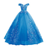Off-Shoulder Dress Quinceañera Gown