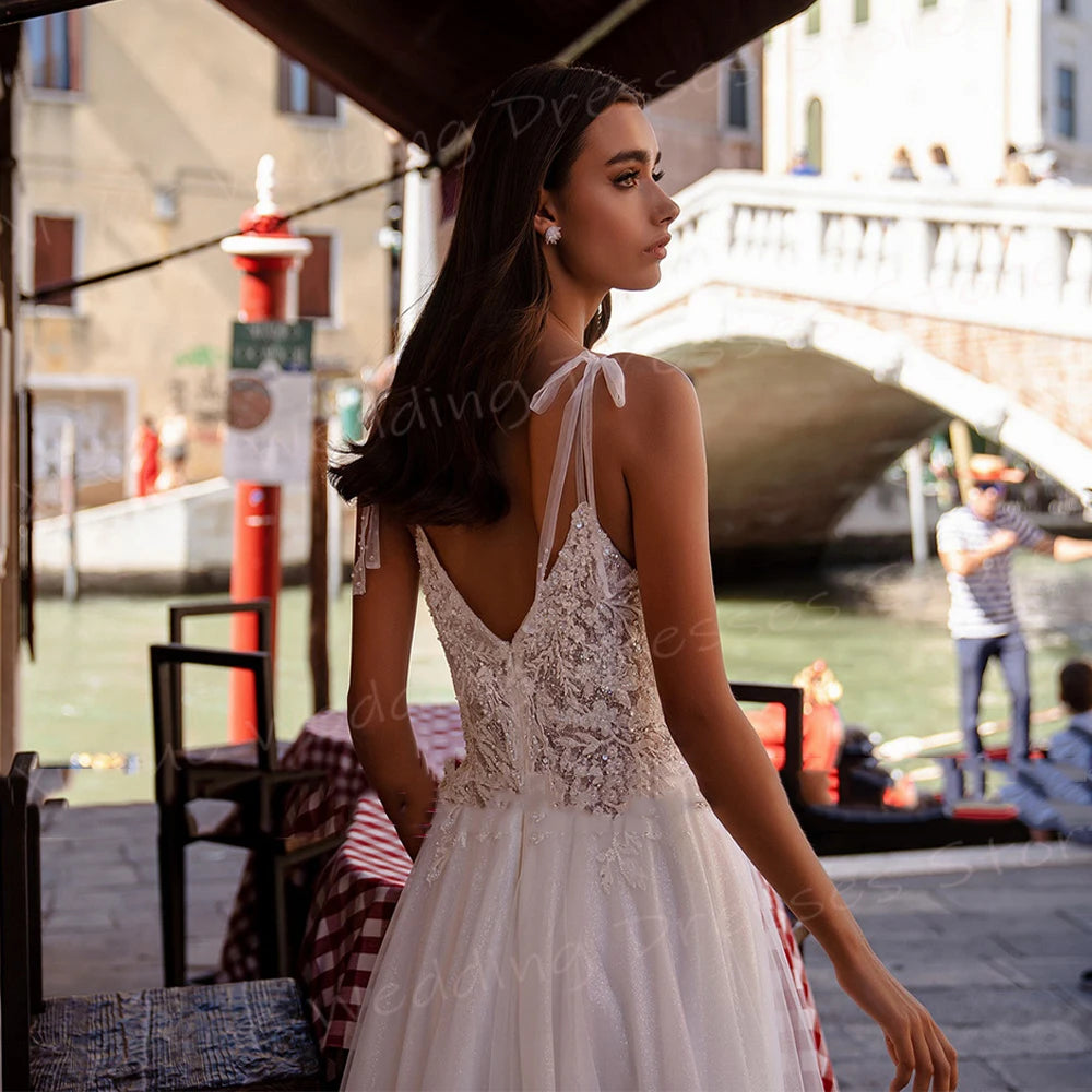 Boho Lace Wedding Dress