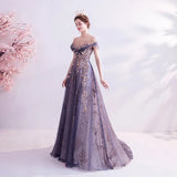 Purple Evening Dress for Events