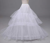 Long Train 3 Hoops Petticoat