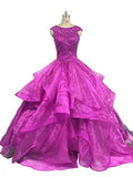 Backless Quinceañera Dress