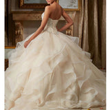 Pink Beaded Quinceañera Ball Gown