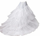 Long Train 3 Hoops Petticoat