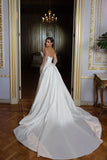 Off-Shoulder Lace Mermaid Wedding Dress