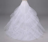 Long Train 3 Hoops Petticoat