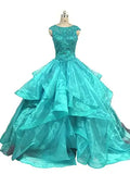 Backless Quinceañera Dress